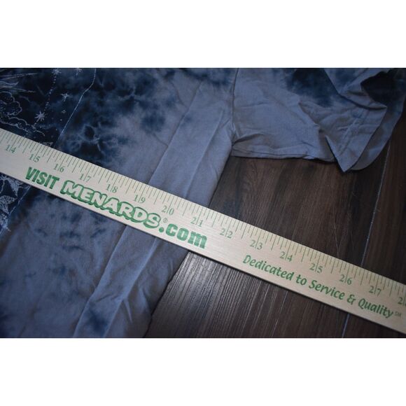 PS/LA Pacsun Oversized Tie Dye Tee Black Gray Womens One Size - Picture 4 of 5